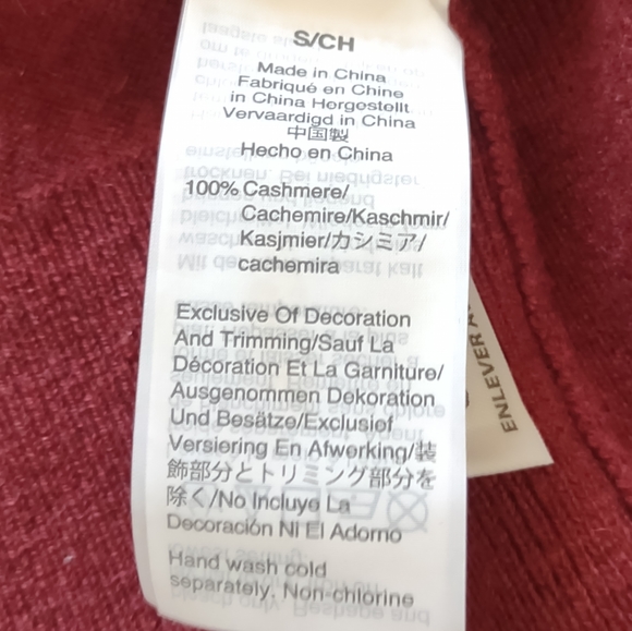 J Crew 100% cashmere cardigan burgundy - Picture 5 of 9